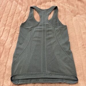 lululemon athletica Charcoal Racerback Tank Top